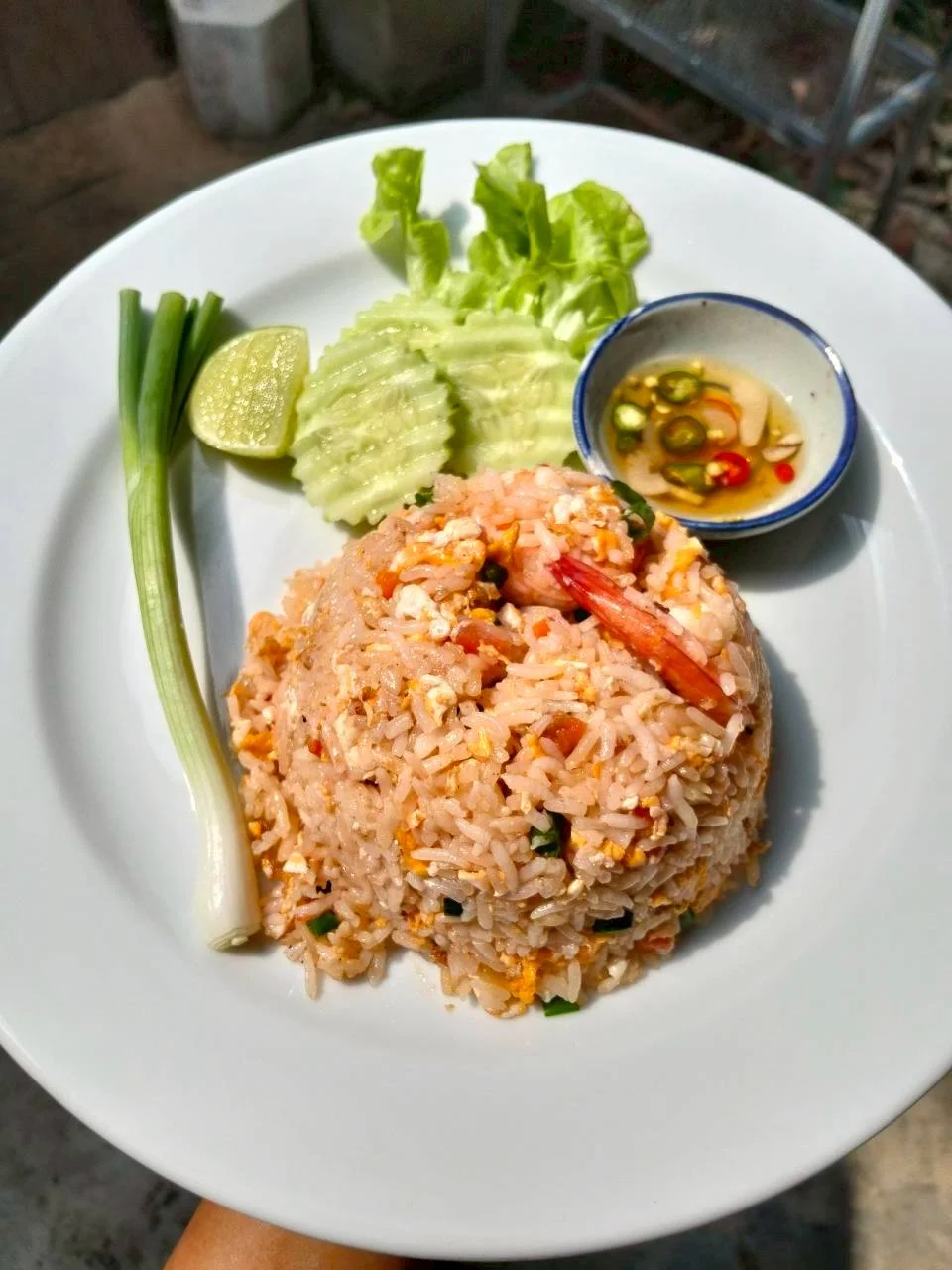 ข้าวผัดกุ้ง/ปลาหมึก