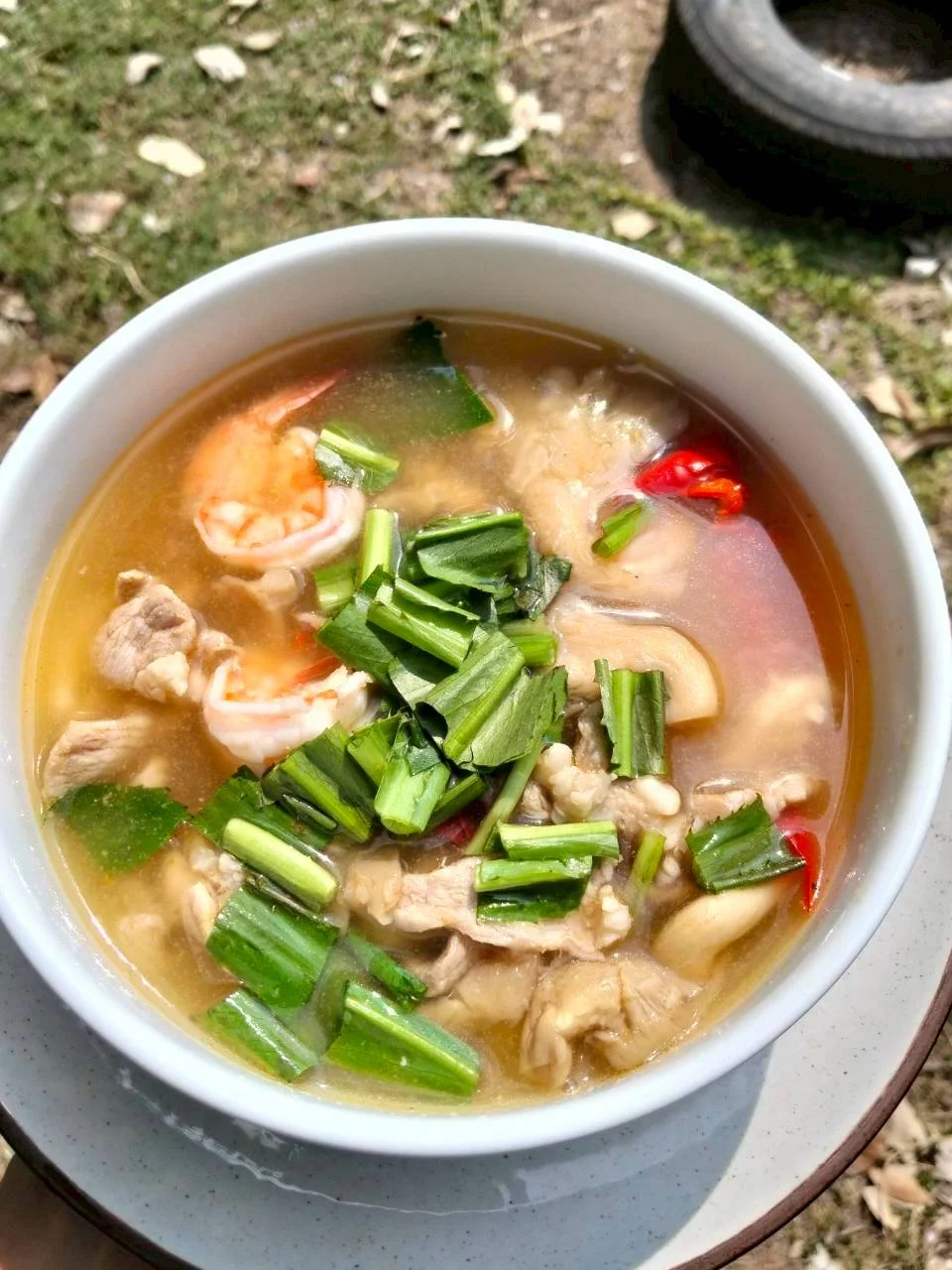 ต้มยำน้ำใส/น้ำข้น กุ้ง/ปลาหมึก